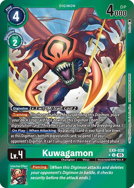 Kuwagamon (Limited Foil) [EX09 - EX9-038 U]