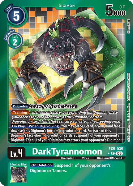 DarkTyrannomon (Limited Foil) [EX09 - EX9-039 C]