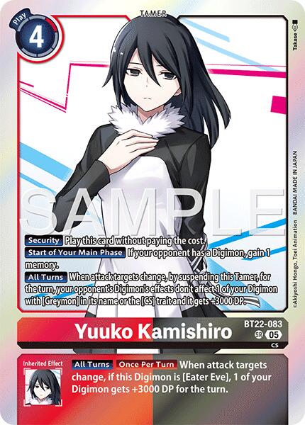 Yuuko Kamishiro [BT22 - BT22-083 SR]