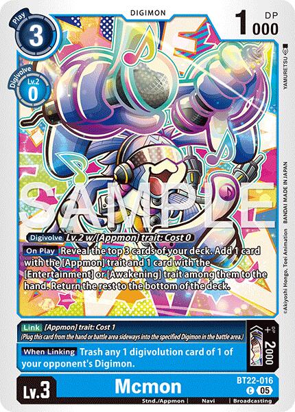 Mcmon [BT22 - BT22-016 C]