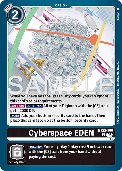Cyberspace EDEN [BT22 - BT22-100 C]