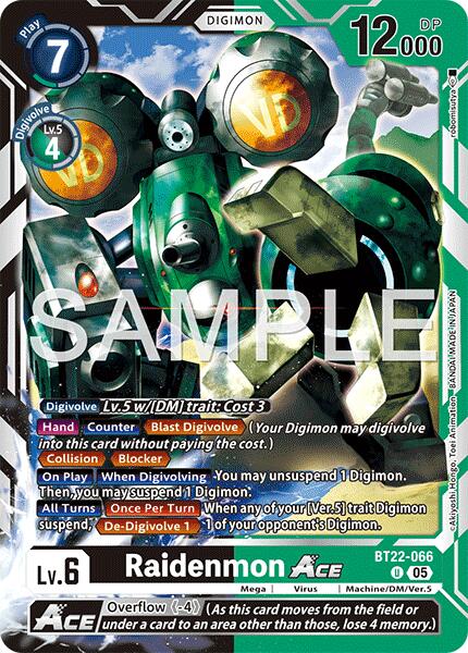 Raidenmon ACE [BT22 - BT22-066 U]