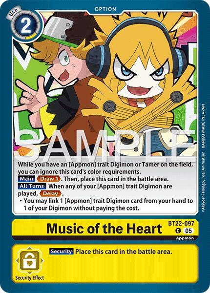 Music of the Heart [BT22 - BT22-097 C]