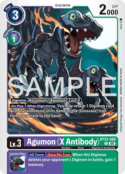 Agumon (X Antibody) [BT22 - BT22-068 U]