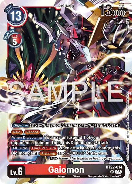 Gaiomon [BT22 - BT22-014 R]