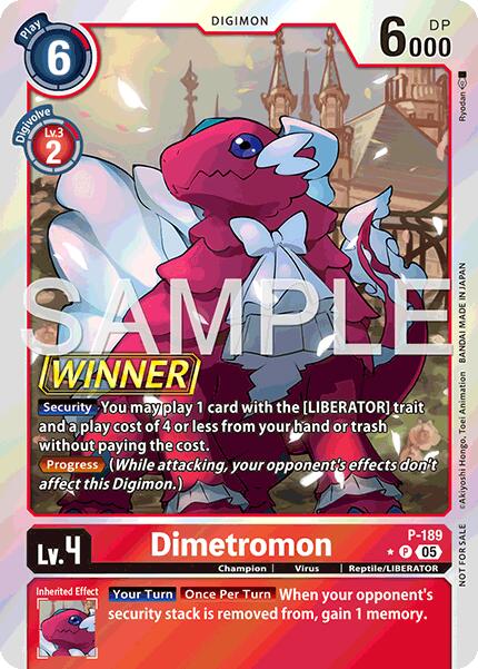 Dimetromon (Store Tournament 2025 Vol.3 Winner Pack) [D-PR - P-189 P]