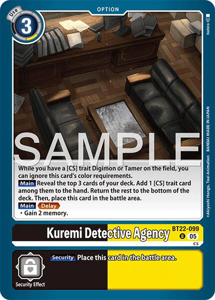 Kuremi Detective Agency [BT22 - BT22-099 U]