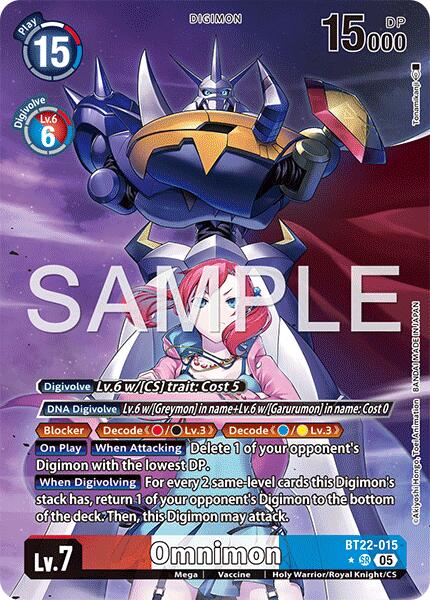 Omnimon (Alternate Art) [BT22 - BT22-015 SR]