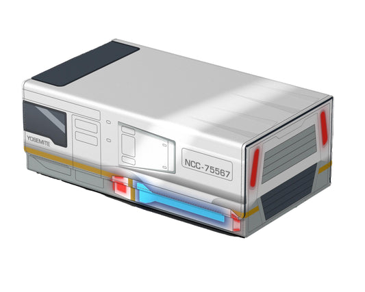 Squaroes Star Trek: Lower Decks (Wave 1) Collectors Case - Shuttlecraft Yosemite