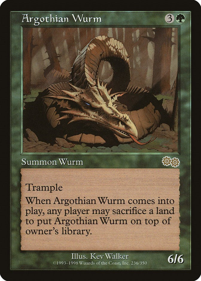 Argothian Wurm [USG - 236]