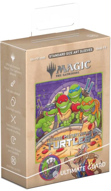 Magic: The Gathering: Teenage Mutant Ninja Turtles Art Sleeves - Pizza Box (100-Pack)