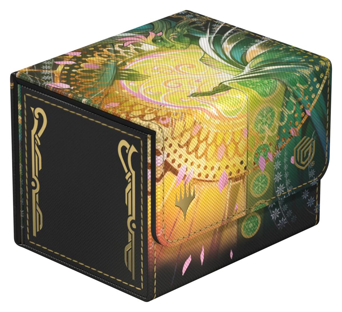 Magic: The Gathering Secrets of Strixhaven - Sidewinder 100+ Xenoskin Deck Box - Veil of Summer