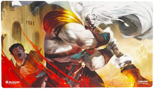 Magic: The Gathering Secrets of Strixhaven Playmat - Ajani's Response