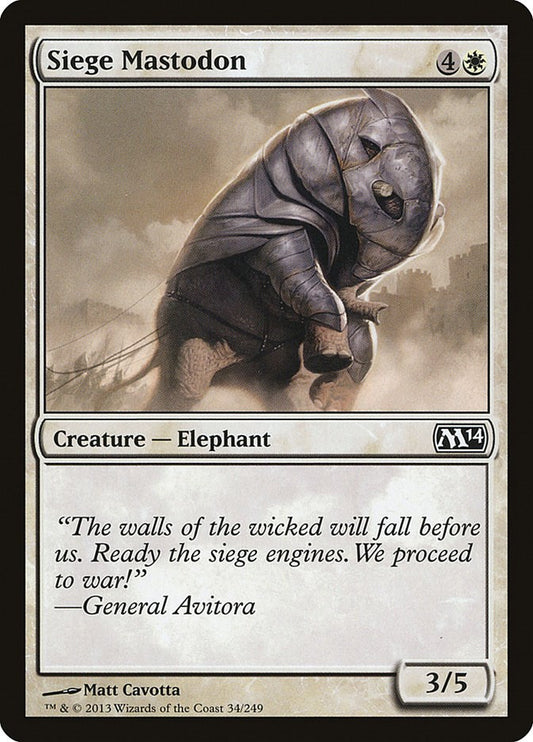 Siege Mastodon [M14 - 34]