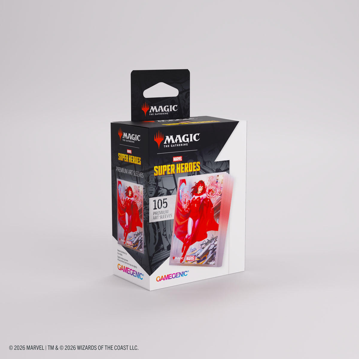 Magic: The Gathering Marvel Superheroes Premium Art Sleeves - The Scarlet Witch