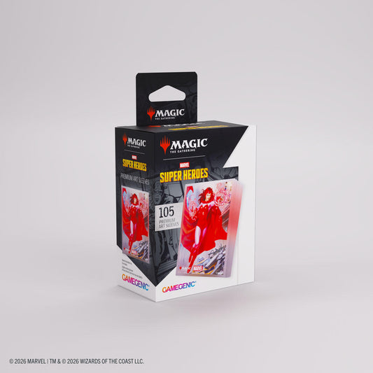Magic: The Gathering Marvel Superheroes Premium Art Sleeves - The Scarlet Witch