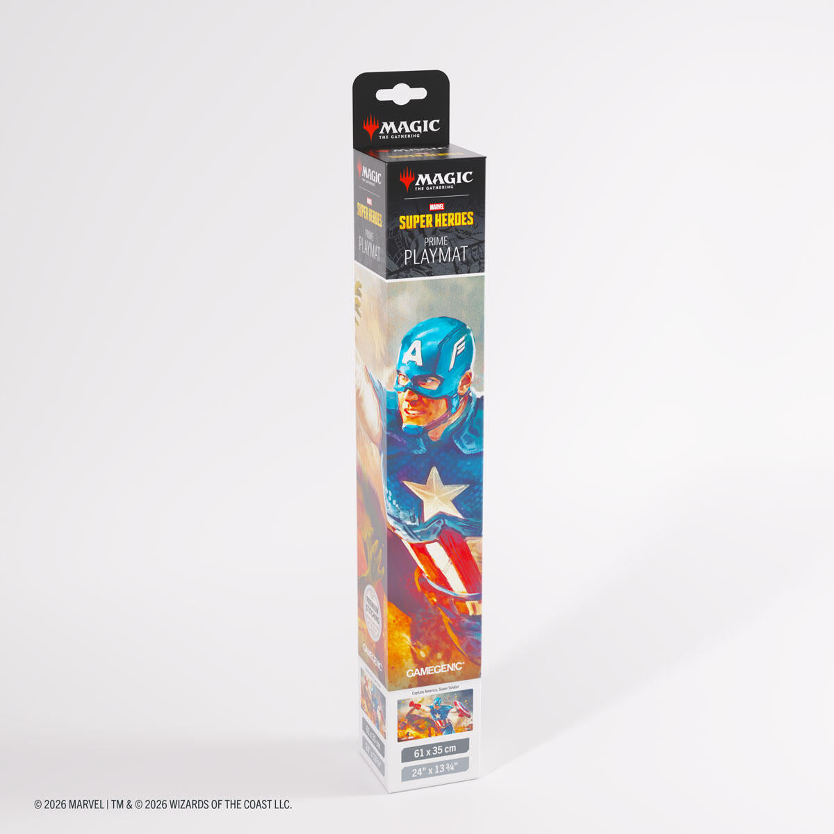 Magic: The Gathering Marvel Superheroes Prime Playmat - Captain America, Super-Soldier