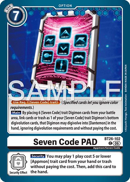 Seven Code PAD