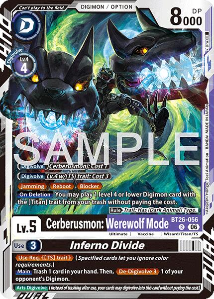 Cerberusmon: Werewolf Mode // Inferno Divide
