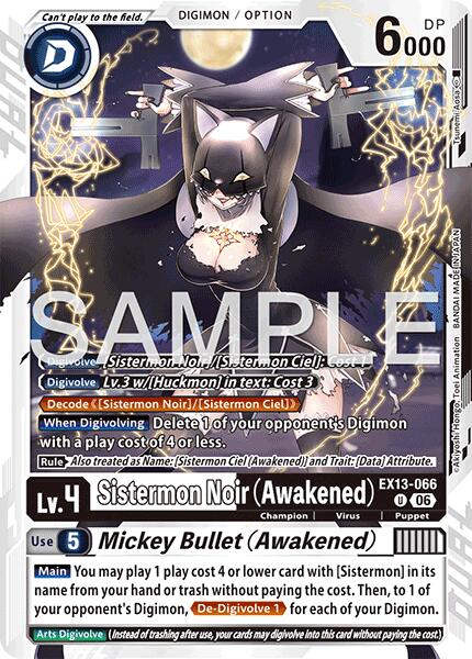 Sistermon Noir (Awakened) // Mickey Bullet (Awakened)