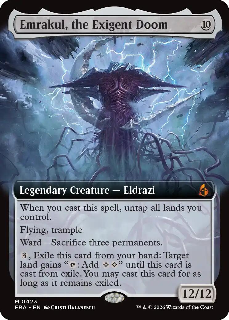 Emrakul, the Exigent Doom (Extended Art)