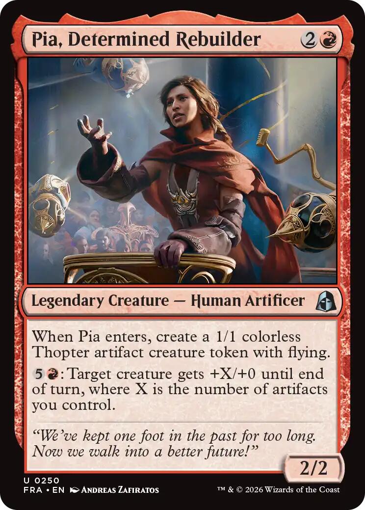 Pia, Determined Rebuilder