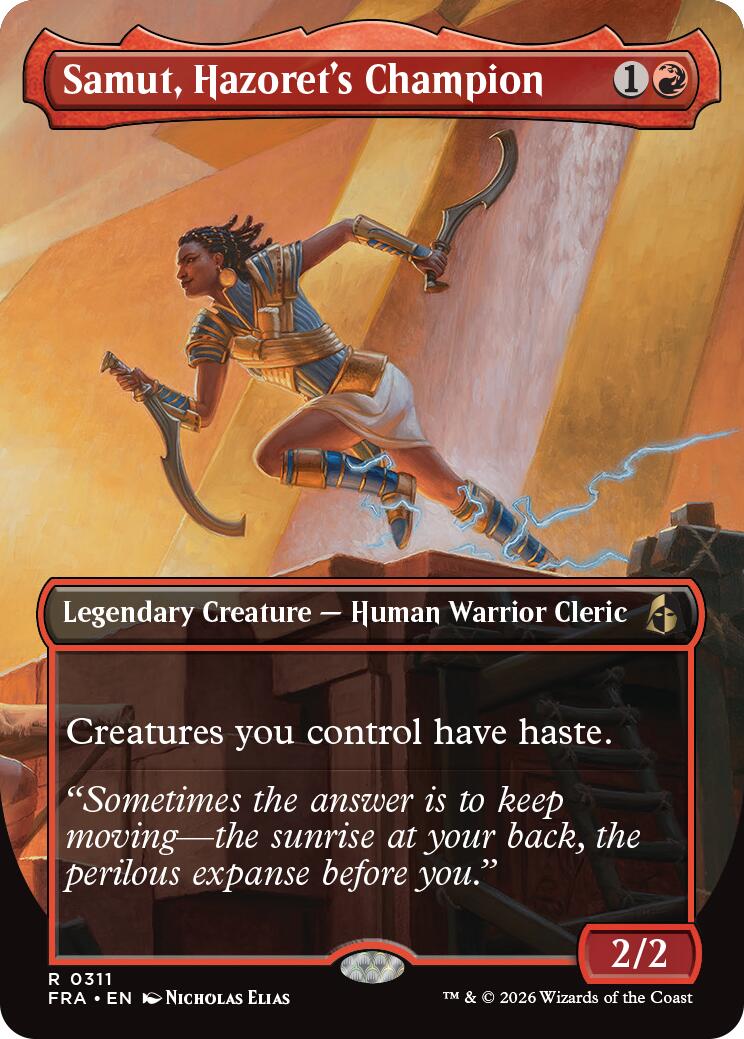 Samut, Hazoret's Champion (Borderless)