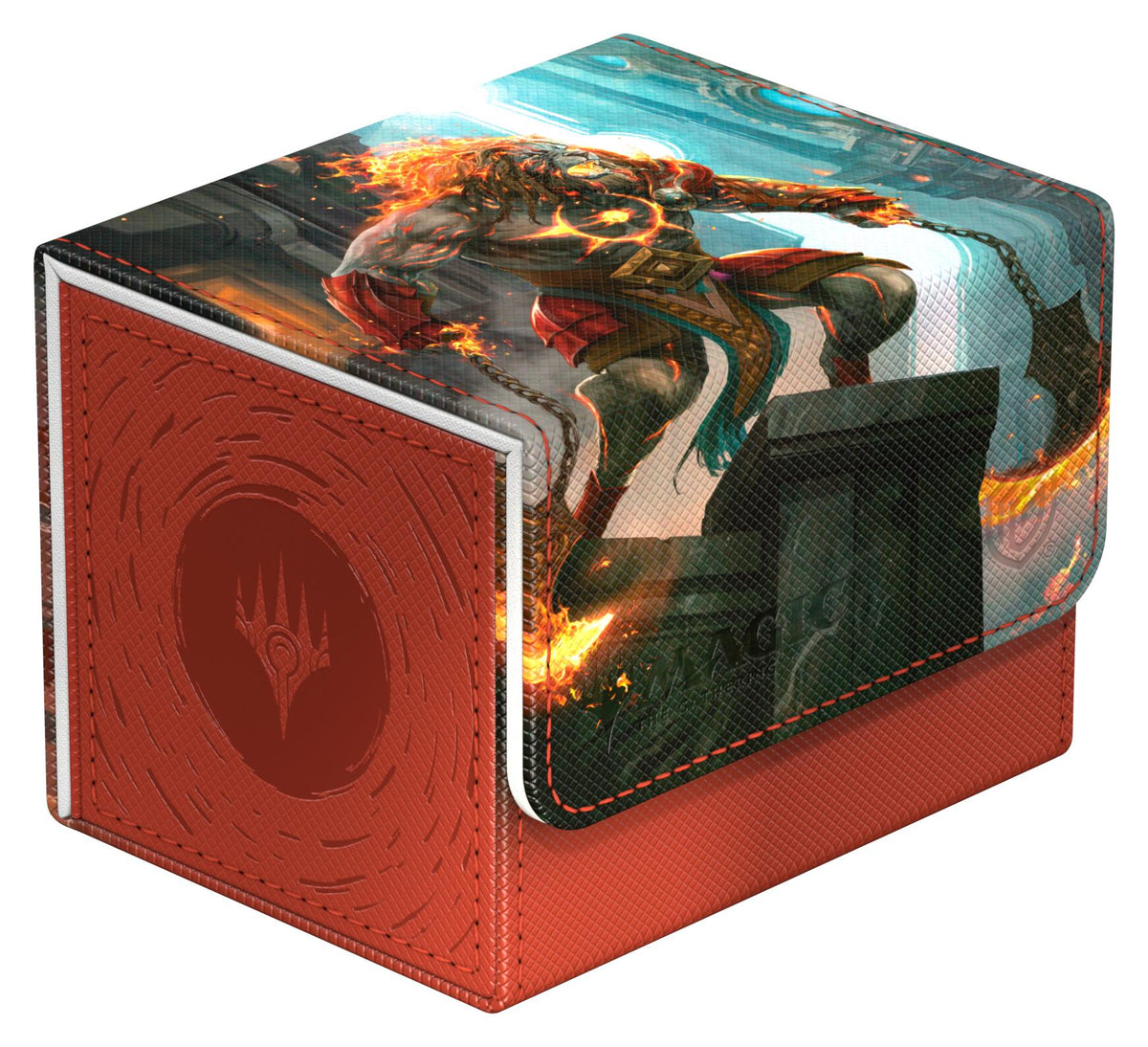 Magic: The Gathering Reality Fracture - Sidewinder 100+ Xenoskin Deck Box - Ajani, Path of Vengeance