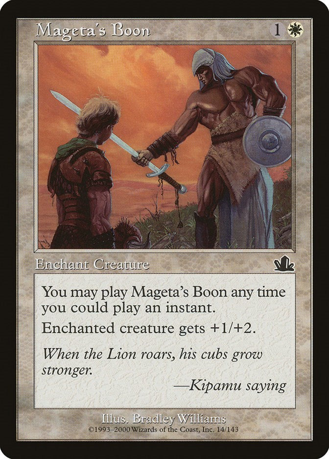 Mageta's Boon [PCY - 14]