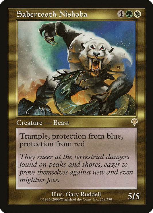 Sabertooth Nishoba [INV - 268]