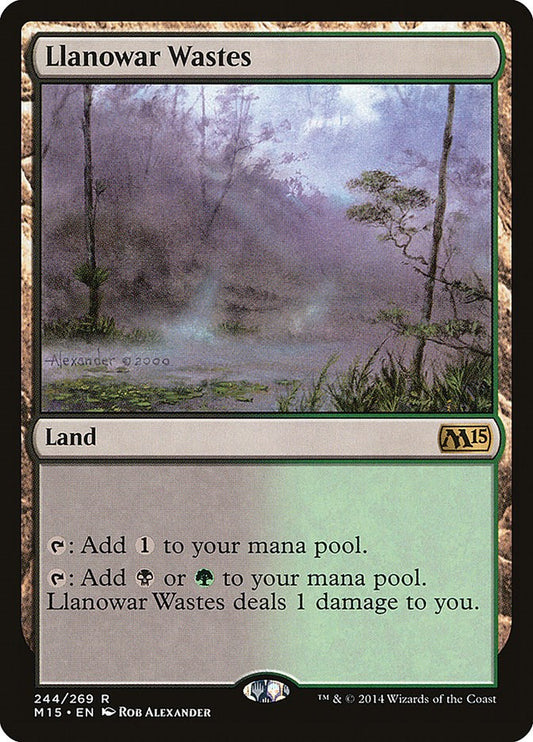 Llanowar Wastes [M15 - 244]