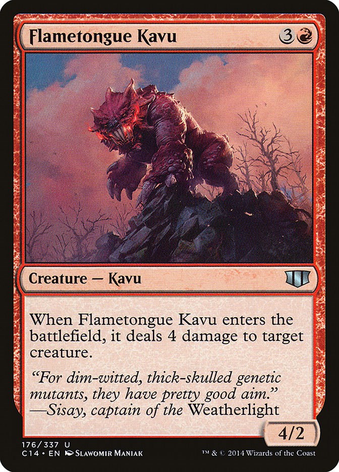 Flametongue Kavu [C14 - 176]