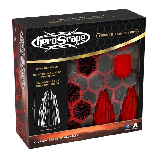 Heroscape Terrain Expansion - Lava Fields of Valhalla