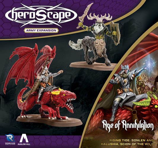 Heroscape Army Expansion - Rising Tide: Sonlen and Halushia, Scion of the Wild